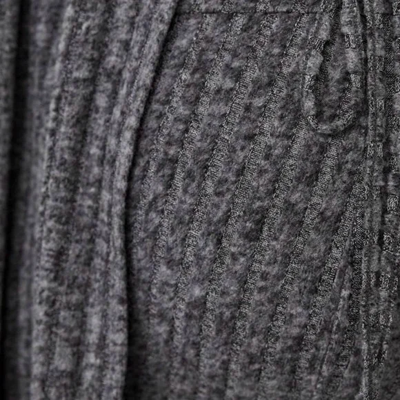 Maternity Ribbed Knit Jumpsuit with Matching Cardigan - Picture 5 of 5